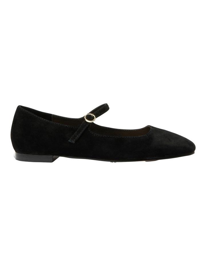 Marcs Tottie Flat Shoes in Black Suede Leather Black 37