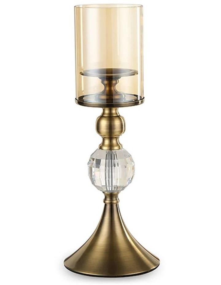 SOGA Glass Candle Holder 38cm in Gold