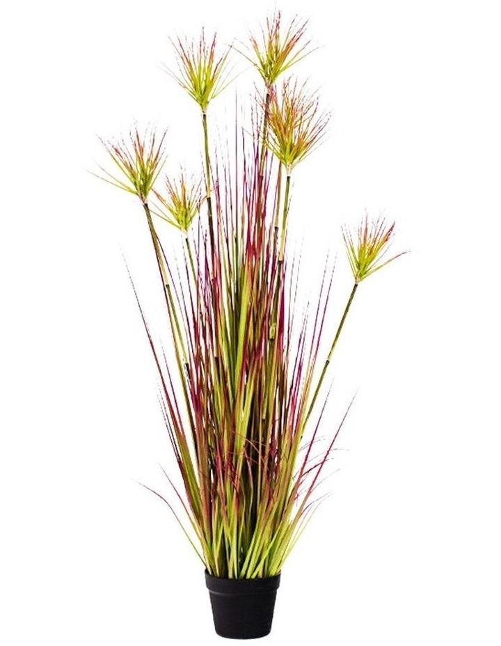 SOGA Potted Papyrus Artificial Plant 120cm in Multi Assorted