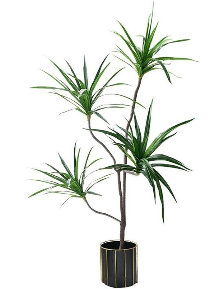 SOGA Potted Brazlian Iron 4 Heads Artificial Plant 180cm in Multi Assorted