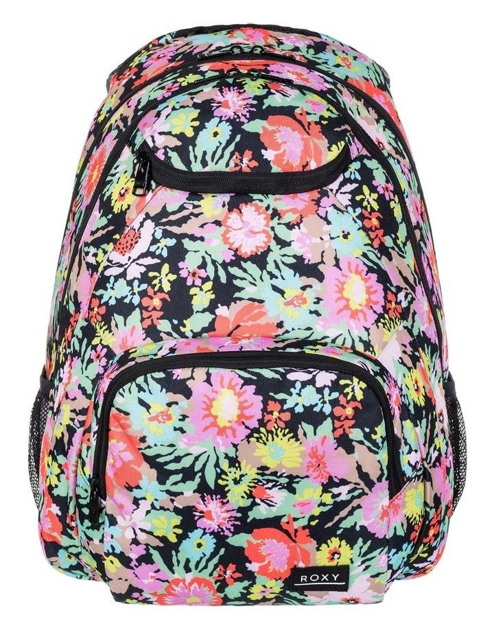 Roxy Shadow Swell 24L Medium Backpack in Anthracite Floral Escape Black OSFA