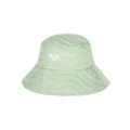 Roxy Sunny Palm Bucket Hat in Quiet Green M/L