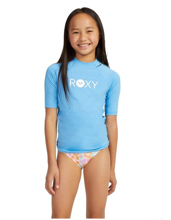 Roxy Essential Short Sleeve UPF 50 Surf T-shirt in Aruba Blue 10