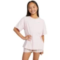 Roxy Gone To California Oversized T-shirt in Pirouette Pink 8
