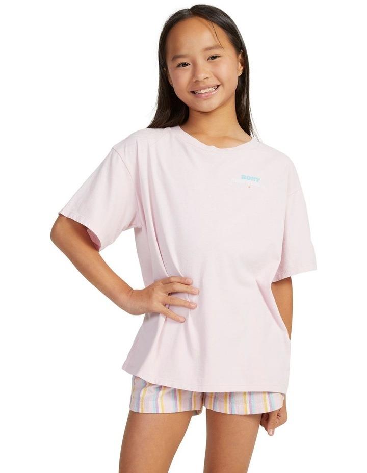 Roxy Gone To California Oversized T-shirt in Pirouette Pink 10
