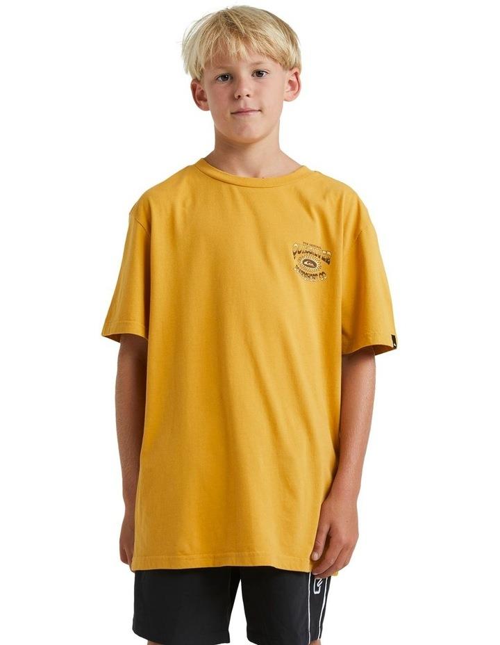 Quiksilver Highlite Reel Oversized T-shirt in Mustard Yellow 12