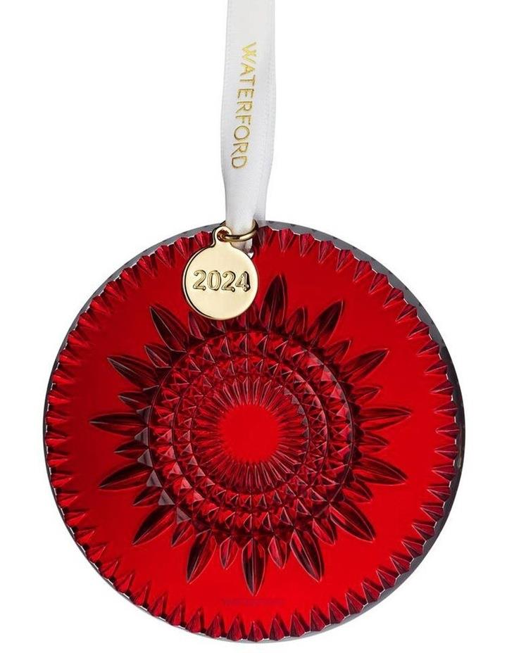 Waterford New Year Celebration Keepsake Ornament in Red Clear 7cm