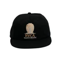 RVCA King Kobra Snapback Cap in Washed Black OSFA