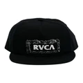 RVCA Break Away Snapback Cap in Black OSFA