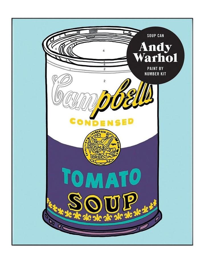 Galison Andy Warhol Soup Paint By Number Kit Assorted