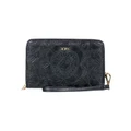 Roxy Back In Brooklyn Zip-Around Wallet in Anthracite Black OSFA