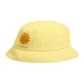 RVCA La Costa Bucket Hat in Butter Yellow S-M