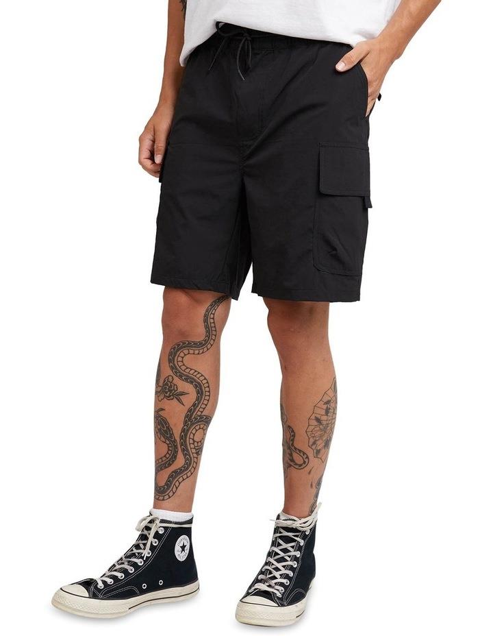Silent Theory Cleaver Cargo Shorts in Black L