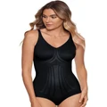 Miraclesuit Shapewear Lycra Fit Sense Extra Firm Control Shaping Bodysuit in Black L