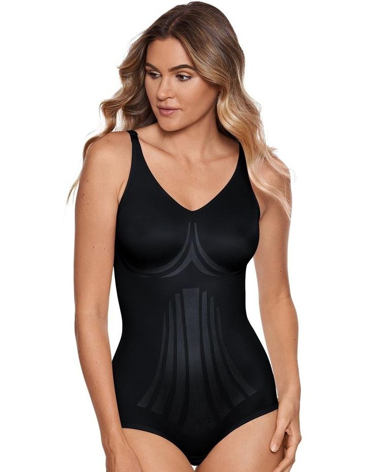 Miraclesuit Shapewear Lycra Fit Sense Extra Firm Control Shaping Bodysuit in Black M