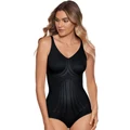 Miraclesuit Shapewear Lycra Fit Sense Extra Firm Control Shaping Bodysuit in Black XL