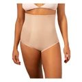 Miraclesuit Shapewear Shape With An Edge High Waist Brief in Nude Beige M