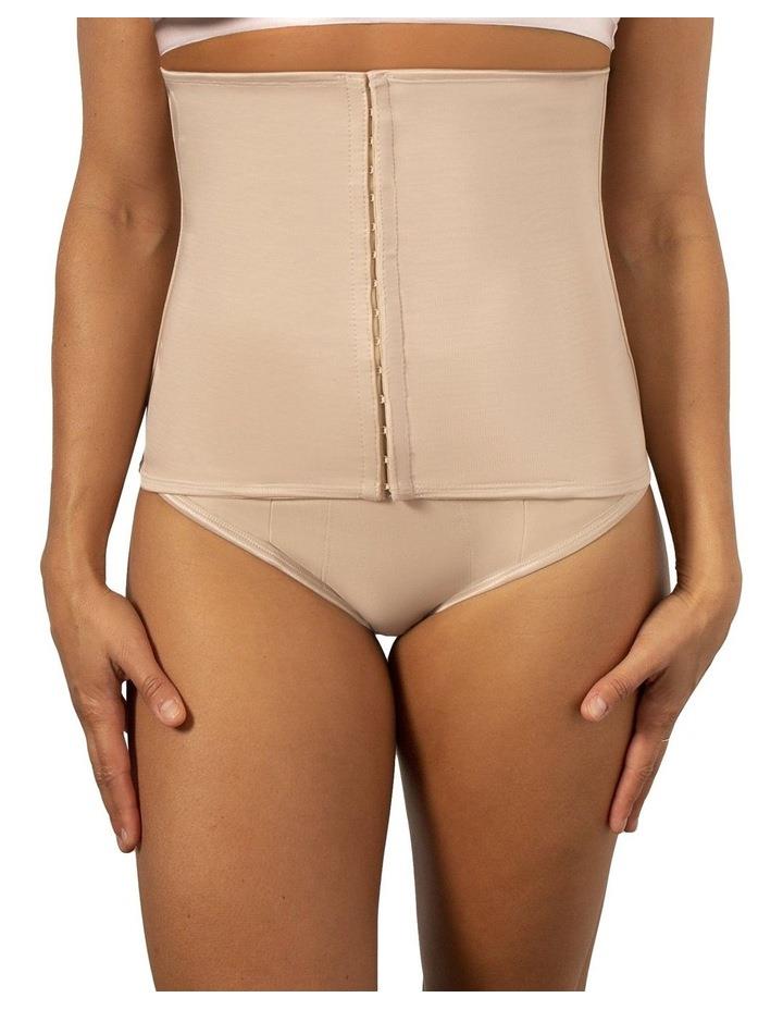 Miraclesuit Shapewear Inches Off Waist Cincher in Beige S