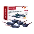 CLEVINGER Non-Stick Cookware Set 5 Piece in Black