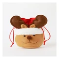 Myer Giftorium Reindeer Gift Bag in Assorted Brown One Size