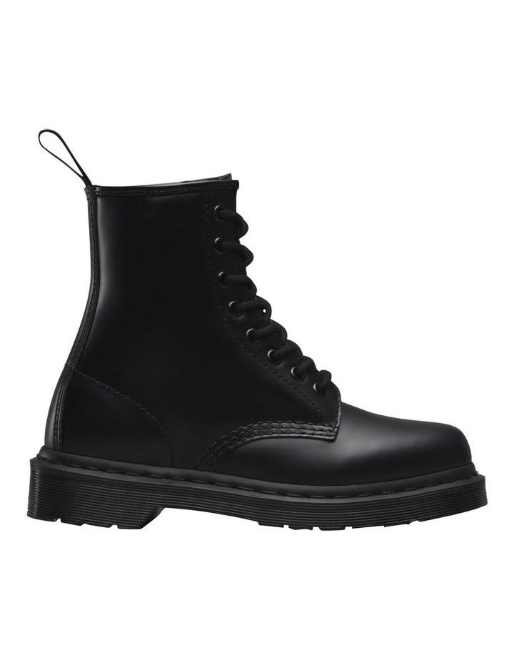 Dr Martens 1460 Mono 8 Eye Boot in Black Smooth Black 6