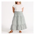 Vero Moda Dicthe Maxi Skirt in Sage XL