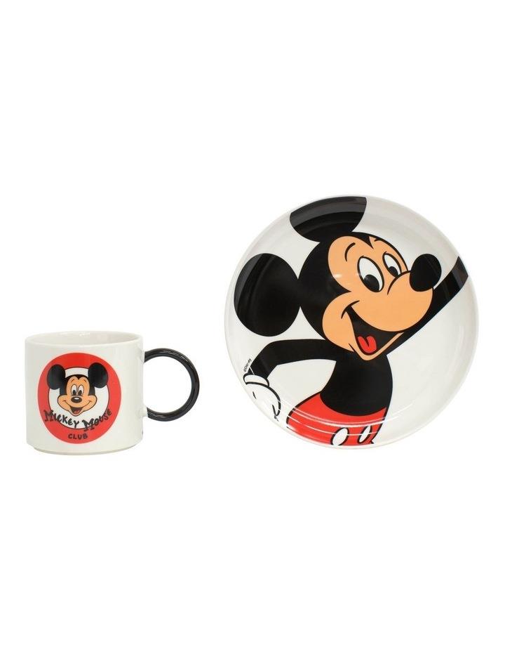 Salt&Pepper Disney Breakfast Set Plate And Mug Festive Mickey Assorted