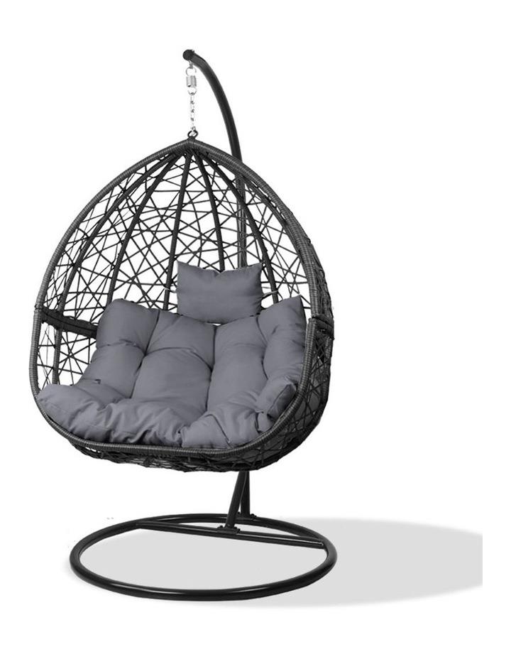 Gardeon Outdoor Hanging Swing Chair in Black