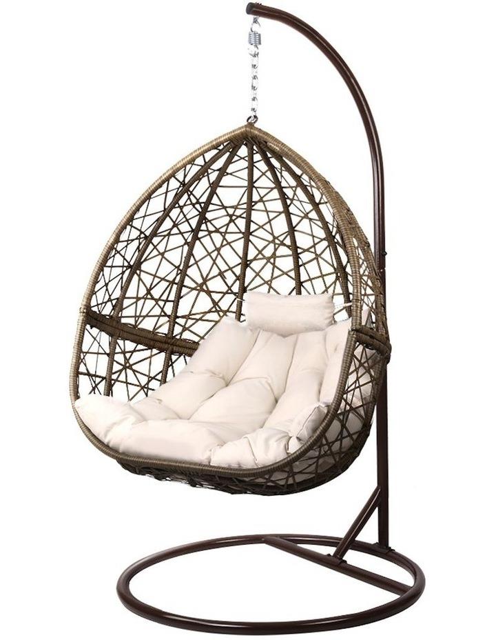 Gardeon Outdoor Hanging Swing Chair in Brown