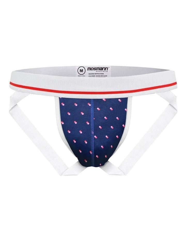 Mosmann Bamboo Jockstrap in Eclipse Blue L