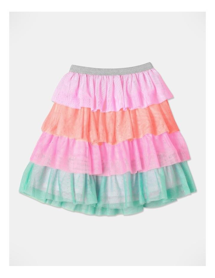 Milkshake Tiered Tulle Skirt in Rainbow 8