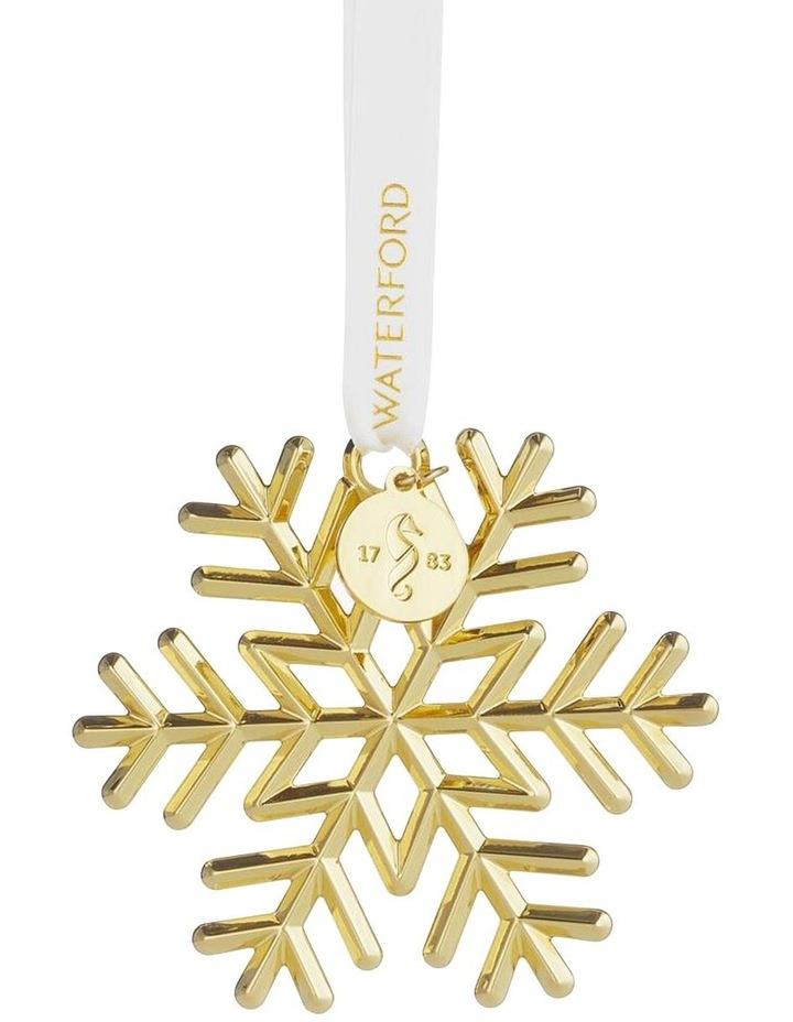 Waterford Christmas Golden Ornaments Snowflake in Gold 7cm