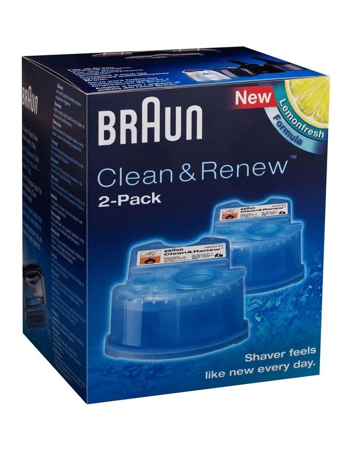 Braun Clean & Renew Refill Cartridge - 2 Pack CCR2