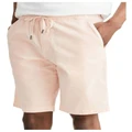 Tommy Hilfiger Harlem Premium Relaxed Twill Shorts in Dusty Rose 34