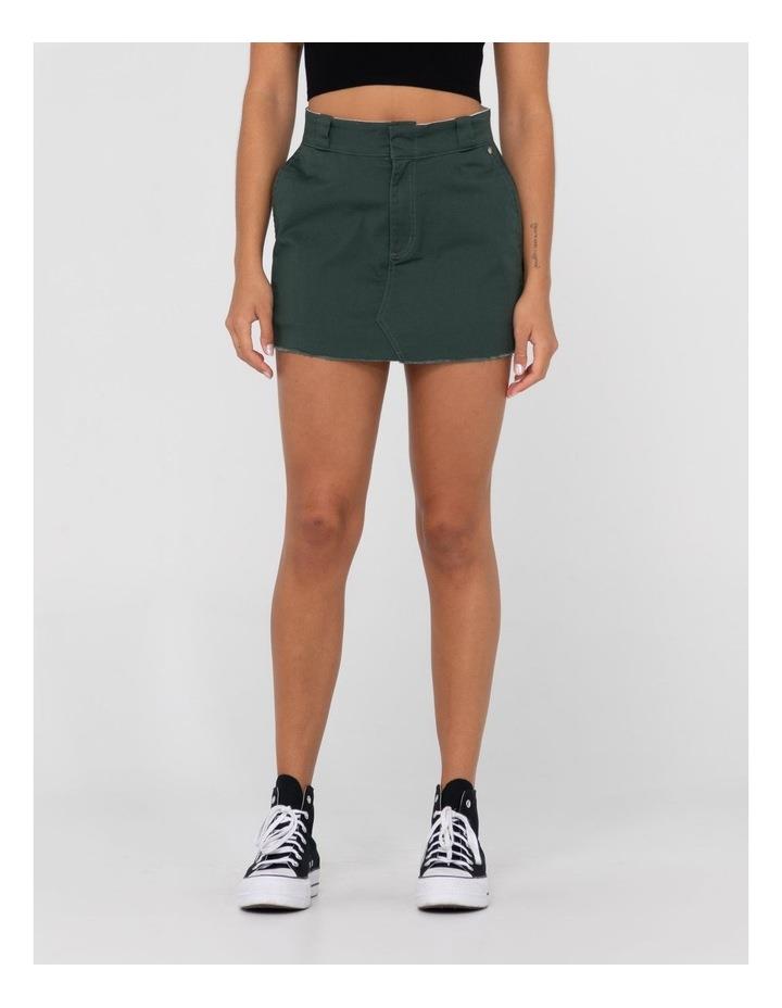 Rusty Bobbi Mid Rise Mini Skirt in Green 6