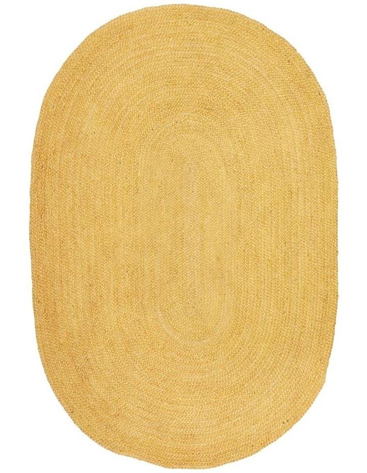 Rug Culture Bondi Oval Rug in Yellow 280x190cm