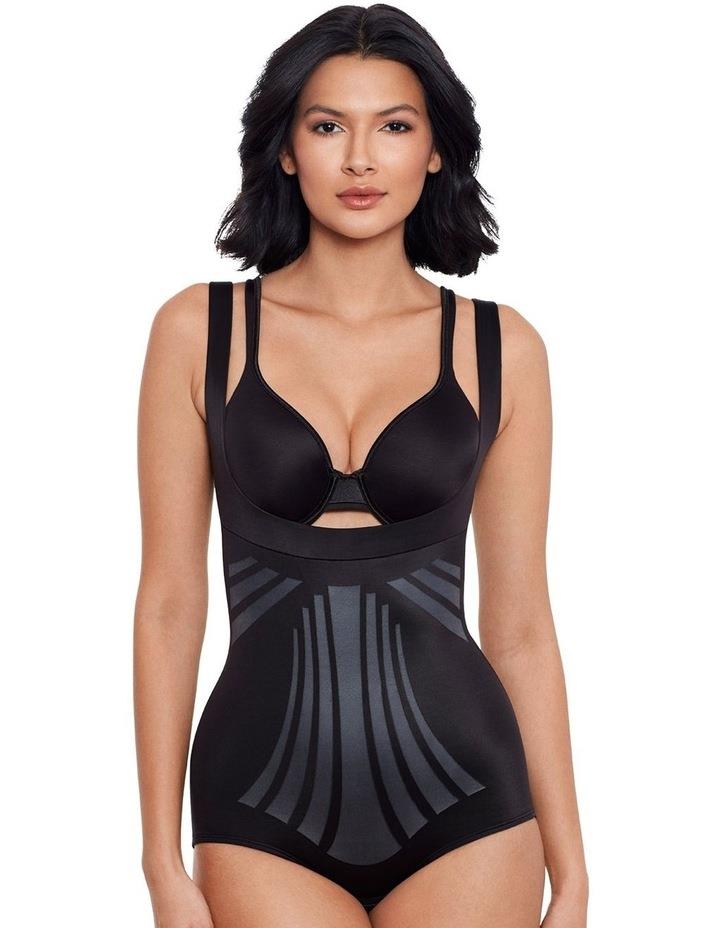 Miraclesuit Shapewear Modern Miracle Lycra Fit Sense Cupless Body Shaper in Black S