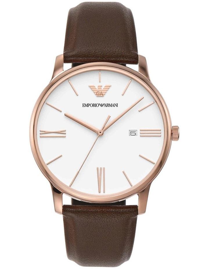 Emporio Armani Stainless Steel AR11572 Analogue Watch in Brown
