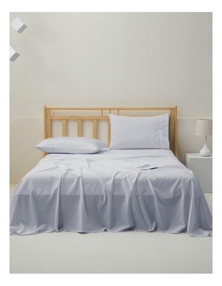 Dreamaker 1500TC Cotton Rich Sateen Sheet Set in Dove Grey Queen