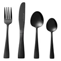 Maxwell & Williams Arden 16 Piece Cutlery Set Gift Boxed in Shiny Black