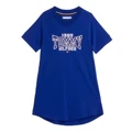 Tommy Hilfiger Girls 8-16 1985 Collection Varsity T-Shirt Dress in Blue 8