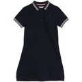 Tommy Hilfiger Girls 8-16 Essential Tipped Detail Polo Dress in Blue Navy 8