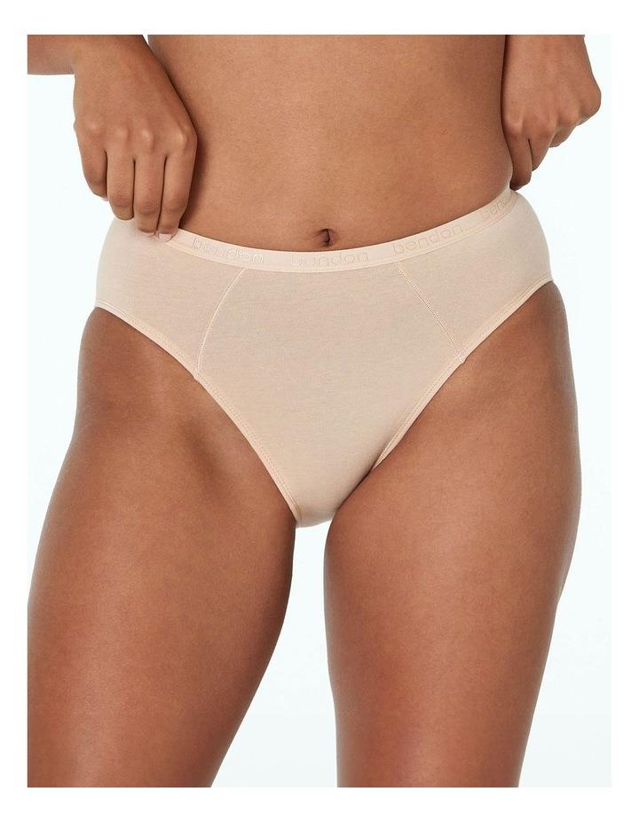 Bendon Body Cotton High Cut Brief in Natural S