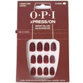 OPI Xpress/On Linger Over Coffee Press-On Nails Brown