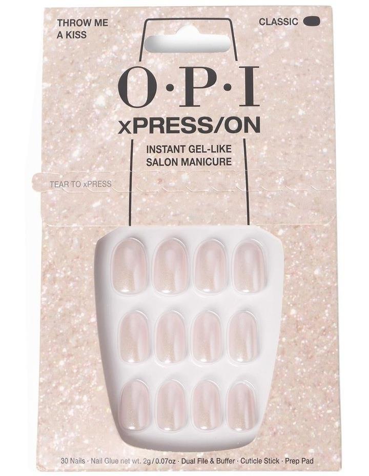 OPI Xpress/on Throw Me a Kiss Press-On Nails Pink