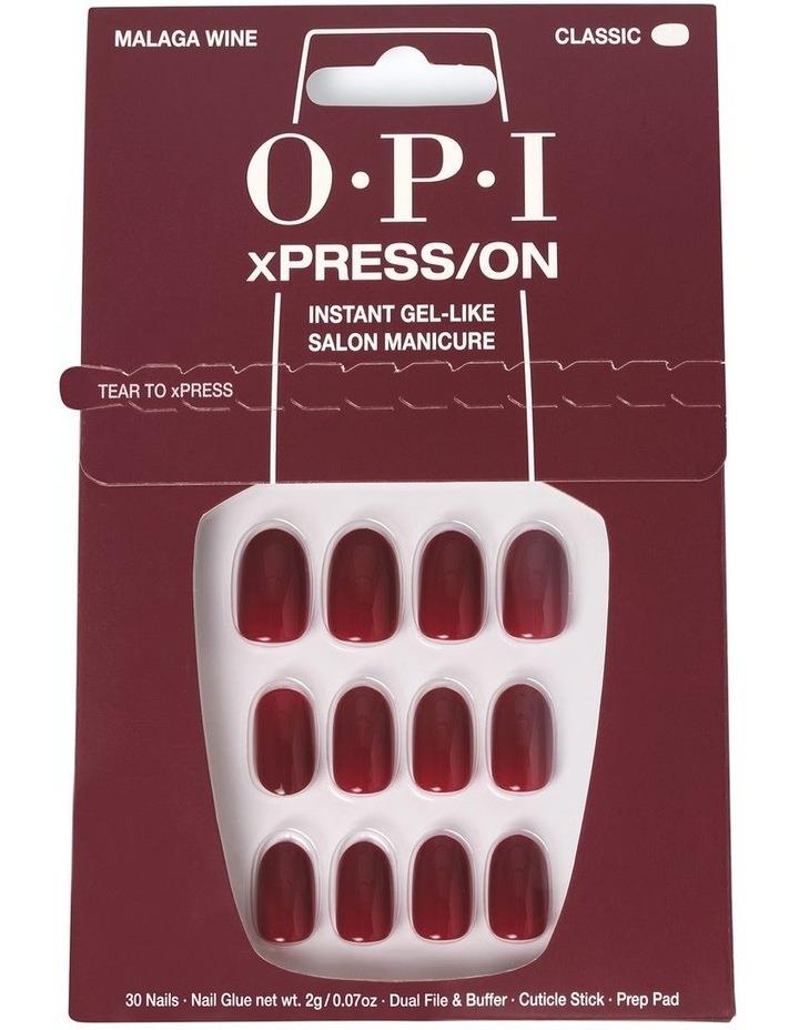 OPI Xpress/On Malaga Wine Press-On Nails Red
