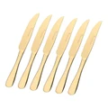 Stanley Rogers Albany Steak Knives 6 Piece Set in Gold