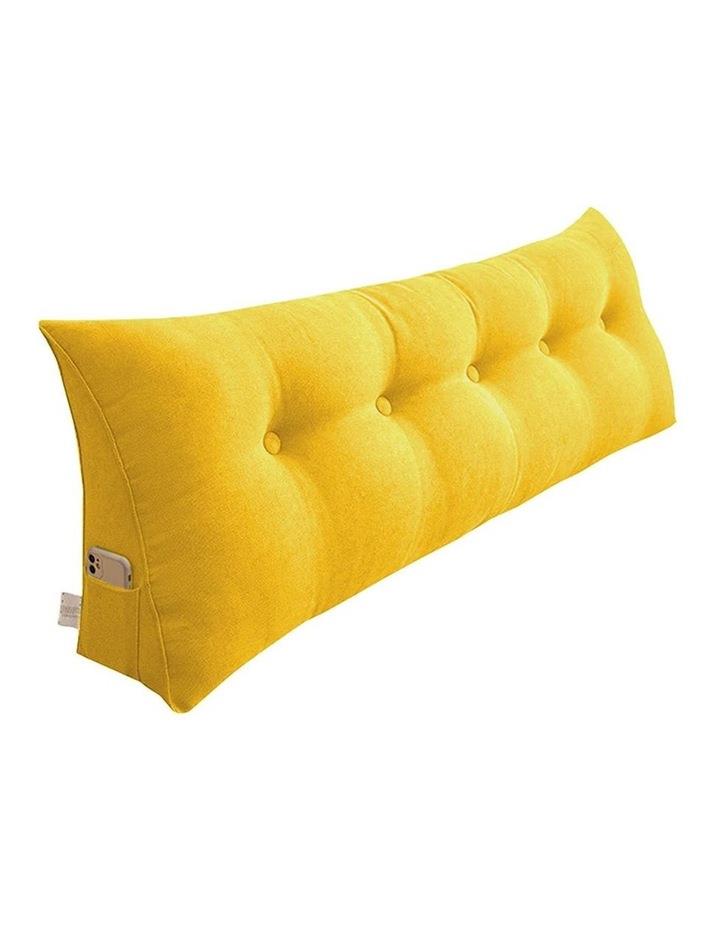SOGA Triangular Wedge Pillow 100cm in Yellow