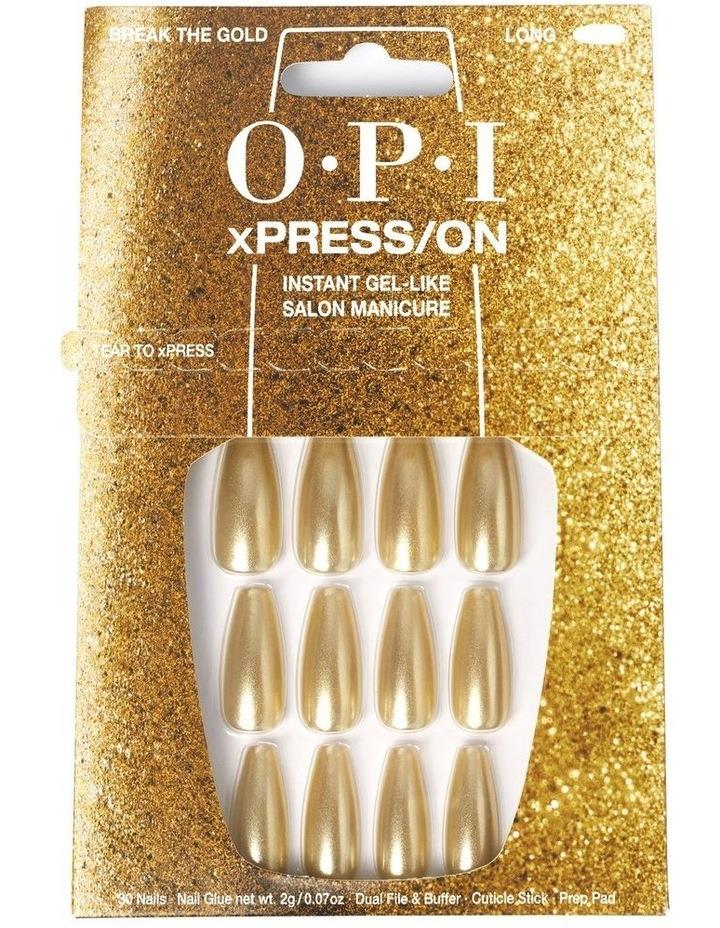 OPI Xpress/On Break The Gold Press-On Nails Set Gold