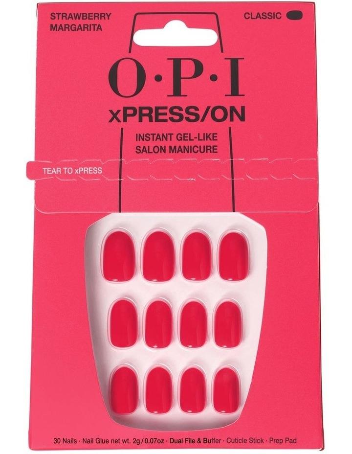 OPI xPRESS/ON Strawberry Margarita Press-On Nails Pink